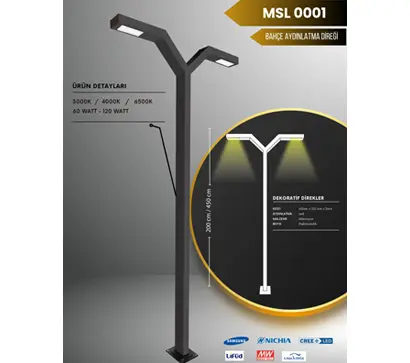 Bollard Aydınlatma MSL 0001
