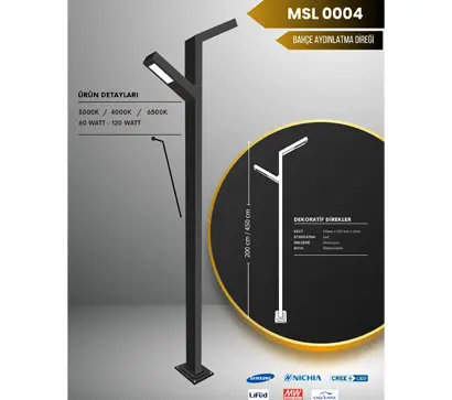 Bollard Aydınlatma MSL 0004
