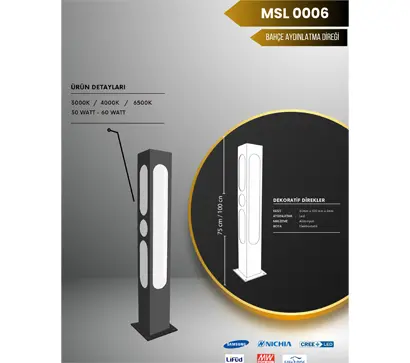 Bollard Aydınlatma MSL 0006